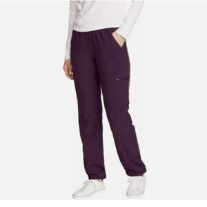 NEW Eddie Bauer Women's 14 Fleece Lined Pants, Functional Pocket,Purple